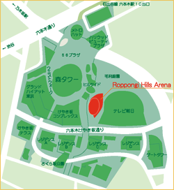 六本木ヒルズ地図